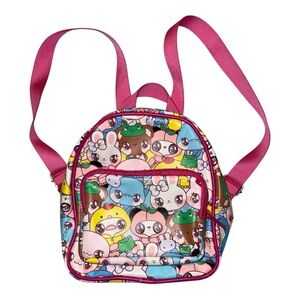 Claire’s Kids Kawaii Mini Backpack – Cartoon Animal Print EUC